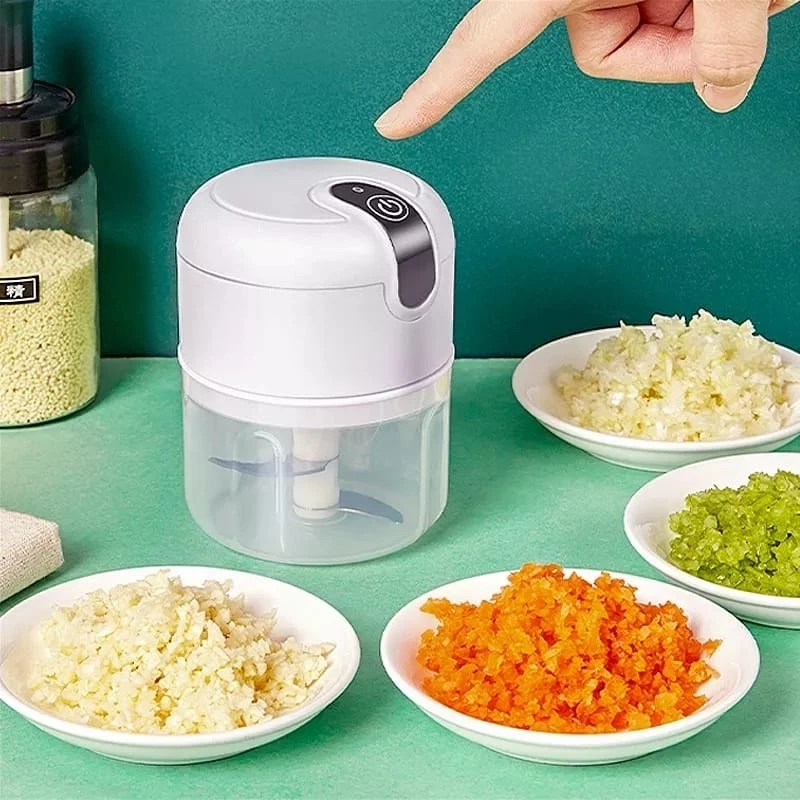 Mini Processador de Alimentos- Alho, cebola, tomate, pimenta tempero em geral