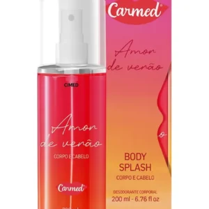 O Body Splash Hidratante Corpo e Cabelo Carmed Amor de Verão 200ml é a escolha ideal para quem deseja se envolver com uma fragrância fresca e doce, além de cuidados completos para a pele e cabelos. Com a deliciosa fragrância de Amor de Verão, este produto oferece uma combinação perfeita de hidratação e perfume, deixando o corpo e os fios com um toque suave e sedoso. Sua fórmula é de rápida absorção e proporciona hidratação tanto para a pele quanto para os cabelos, sem pesar ou deixar resíduos. Ideal para usar durante o dia, especialmente em climas quentes, esse Body Splash é perfeito para quem deseja se sentir refrescada e perfumada o tempo todo, com a sensação única de um verão eterno. -------------------------------- Sugestão de Uso -------------------------------- 1- Borrife o Body Splash Carmed Amor de Verão diretamente sobre a pele. 2- Aplique nas áreas de maior circulação, como pulsos, pescoço e atrás das orelhas, para uma fixação prolongada. 3- Pulverize a uma distância de 15 a 20 cm da pele. 4- Reaplique sempre que desejar renovar a fragrância.